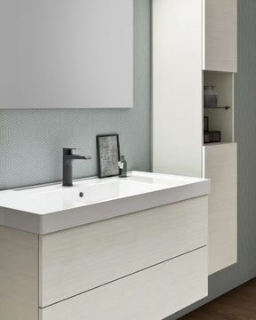 CHANGE CHA04 - Wall-mounted single vanity unit with drawers by Gruppo Geromin - view 3